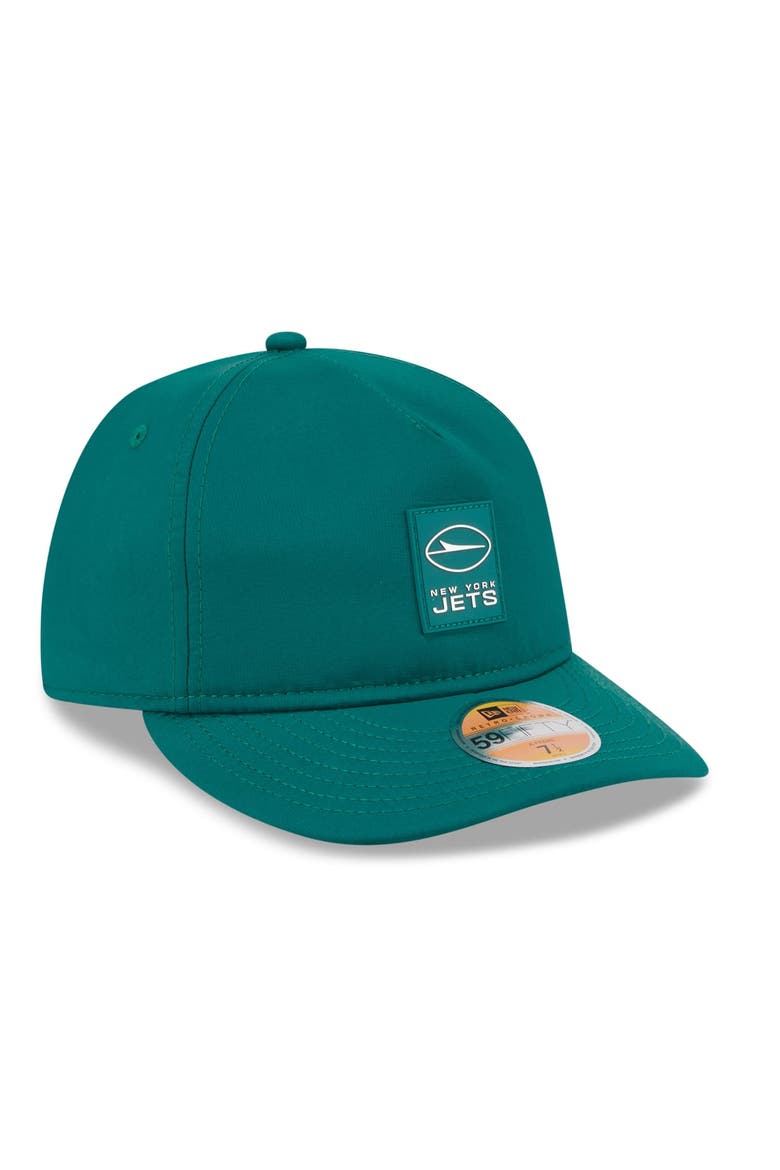 Men's New Era Green New York Jets 2025 Sideline  Retro Crown 59FIFTY Fitted Hat, Alternate, color, Green