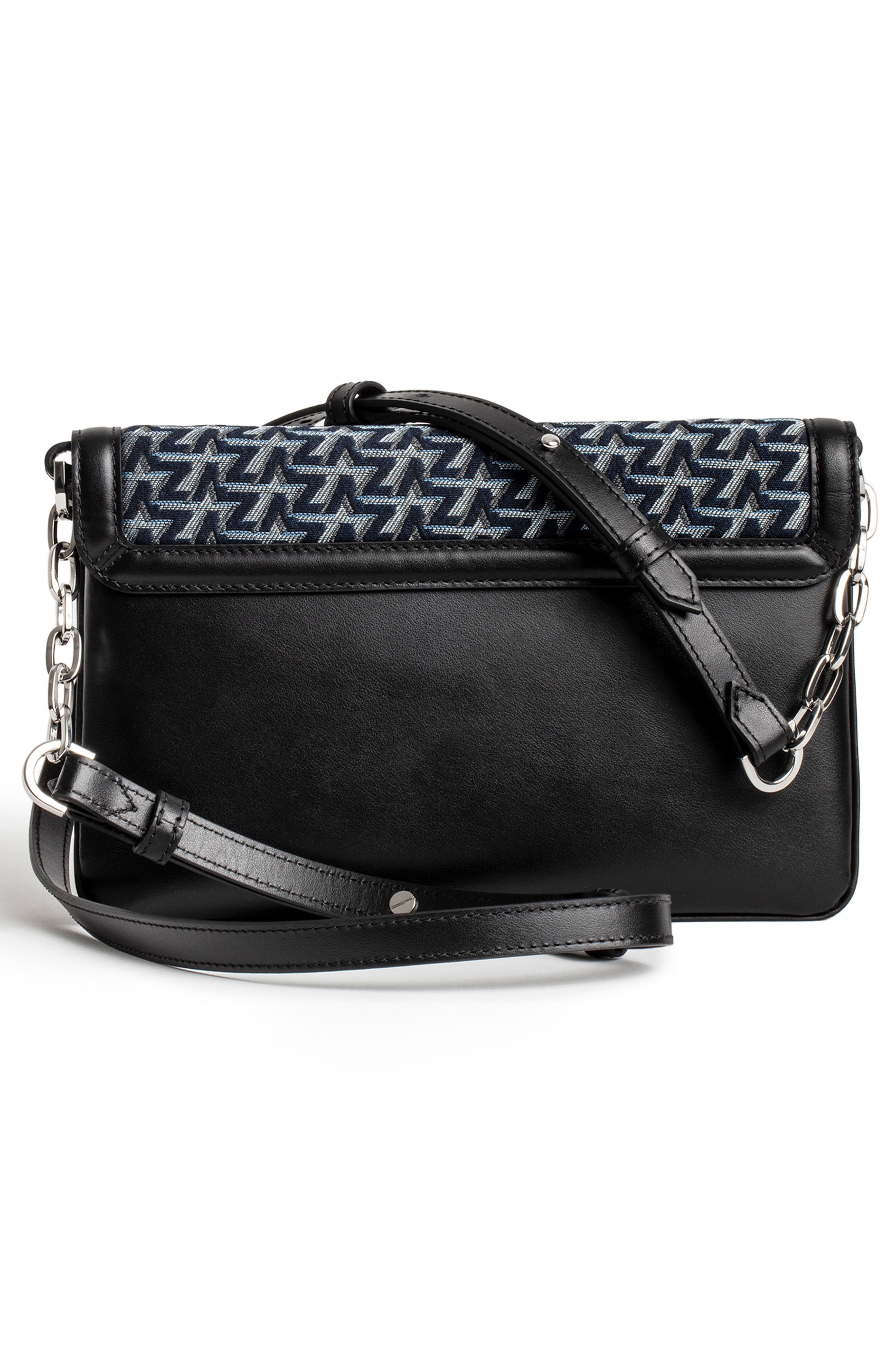 Zadig & Voltaire Monogram Crossbody Bag, Alternate, color, 