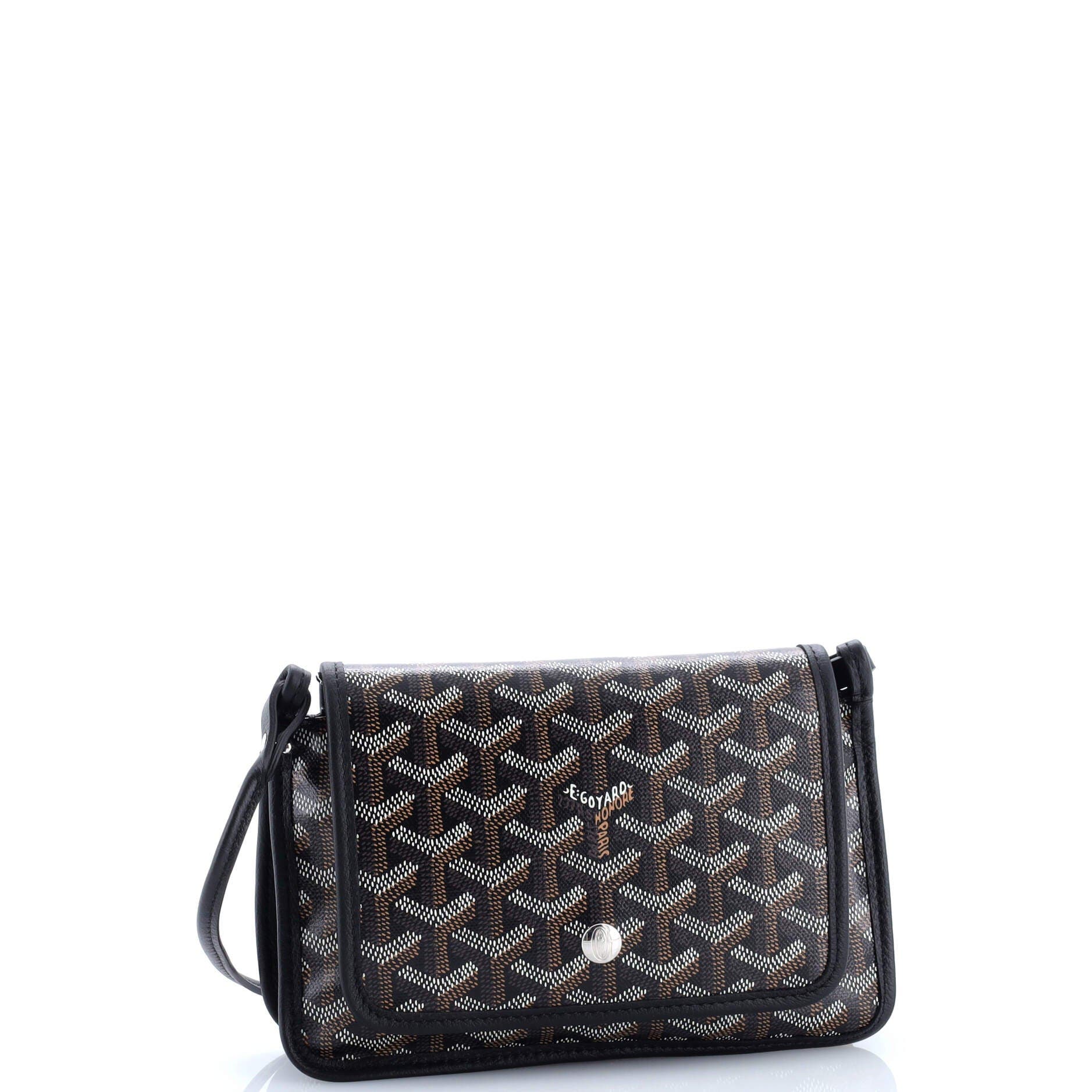 Pre-Owned Goyard Plumet Clutch Wallet Coated Canvas, Alternate, color, 