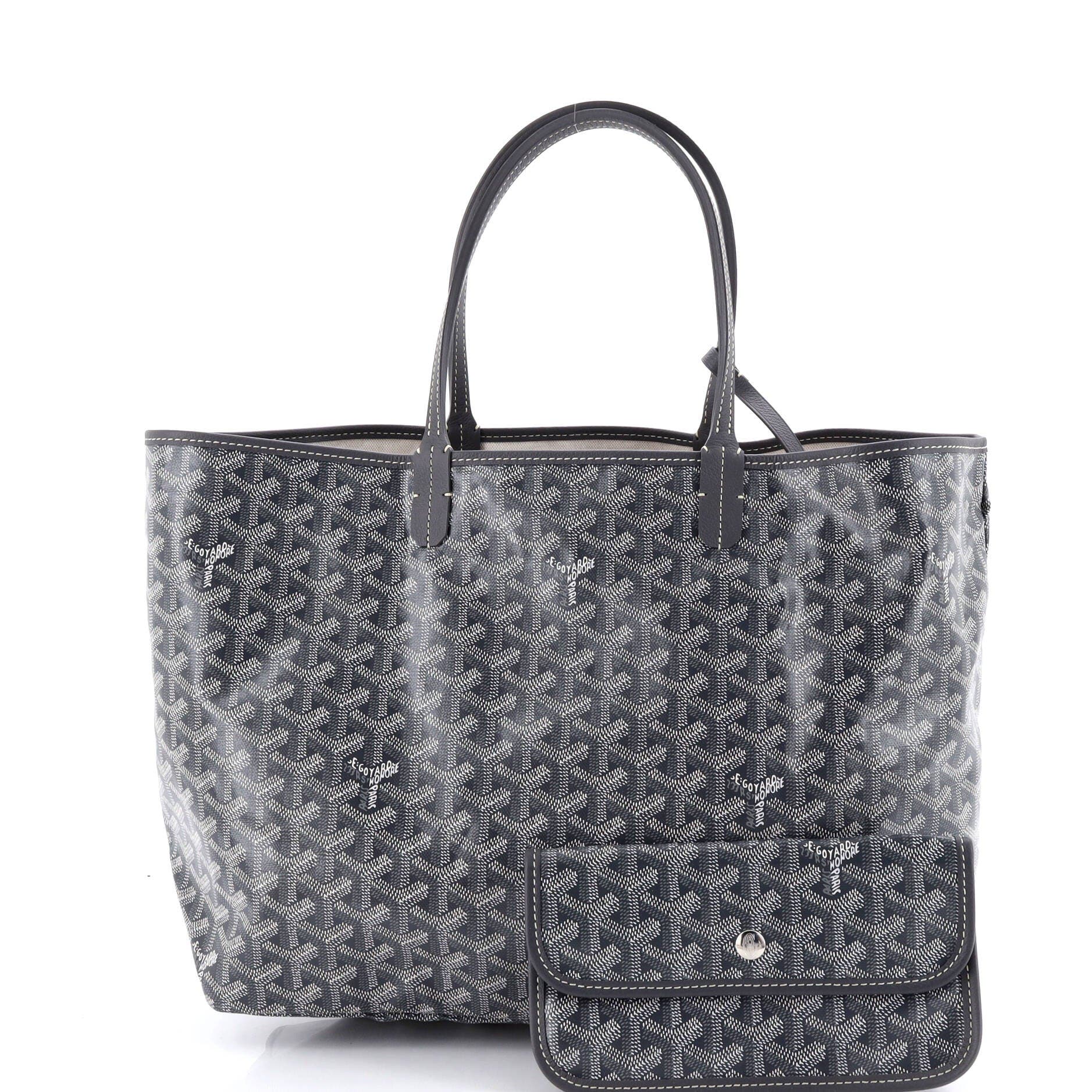 Pre-Owned Goyard Saint Louis Tote Coated Canvas PM, Alternate, color, Gray