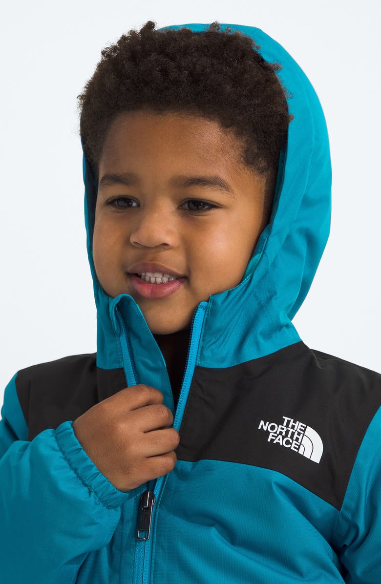 The North Face Kids' Freedom Insulated Waterproof Hooded Jacket, Alternate, color, Dusk Blue/ Meridian Blue