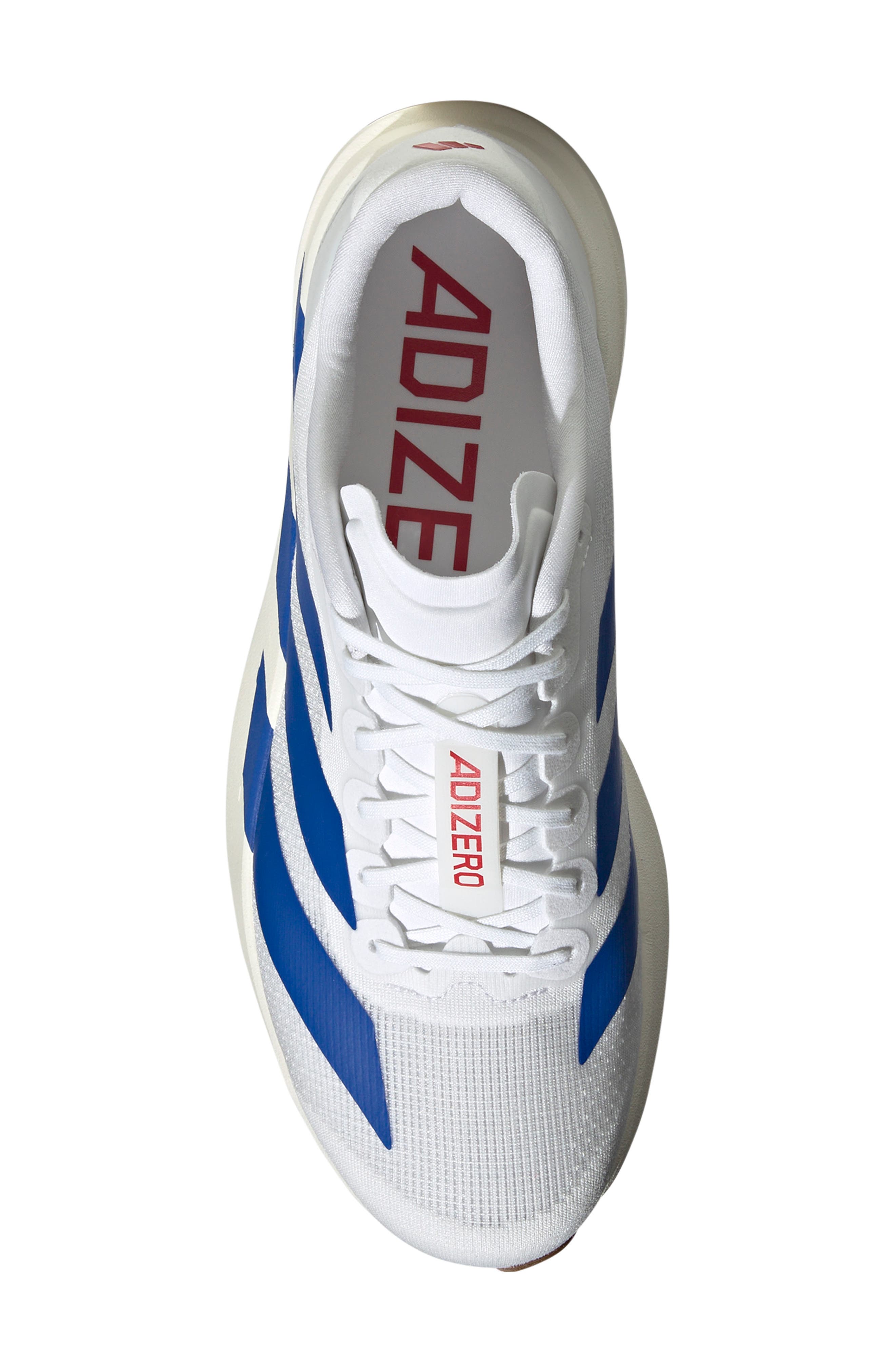 Adizero Evo SL Running Shoe, Alternate, color, FTWWHT/ROY