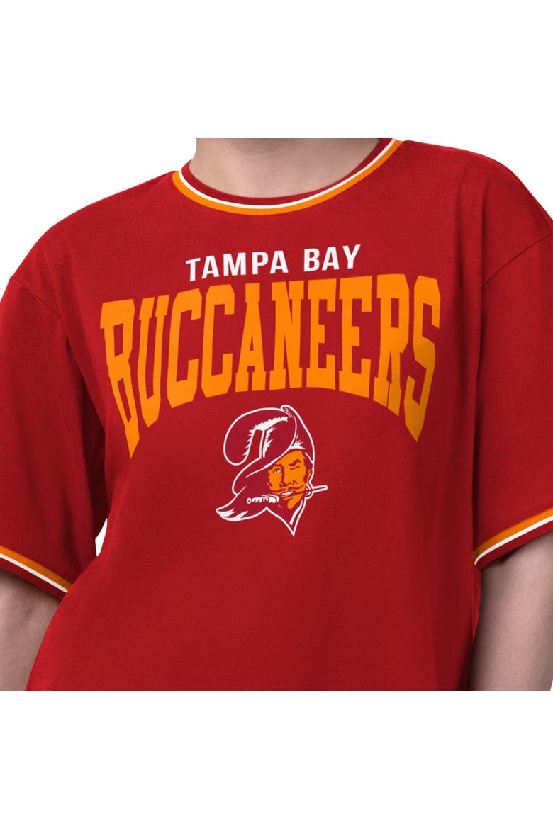 Women's Starter  Red Tampa Bay Buccaneers Vintage Ace Cropped T-Shirt, Alternate, color, Red