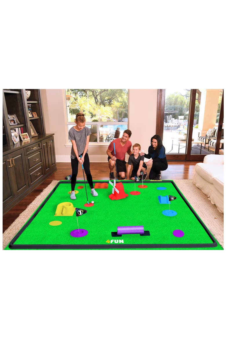 4Fun Cosmic 5-Hole Mini Golf Set, Alternate, color, MULTI