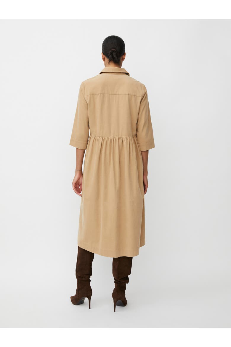 MaNynisla 3/4 Sleeve Midi Dress, Alternate, color, Travertine