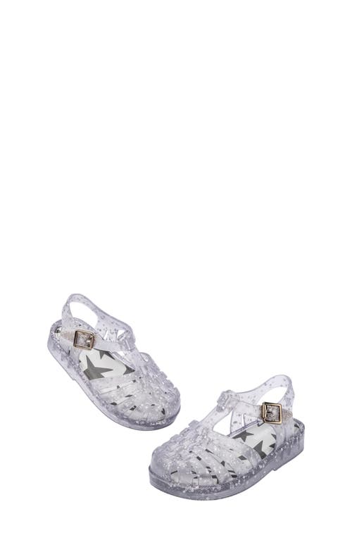 Melissa Kids' Possession Metallic Jelly Sandal In Transparent