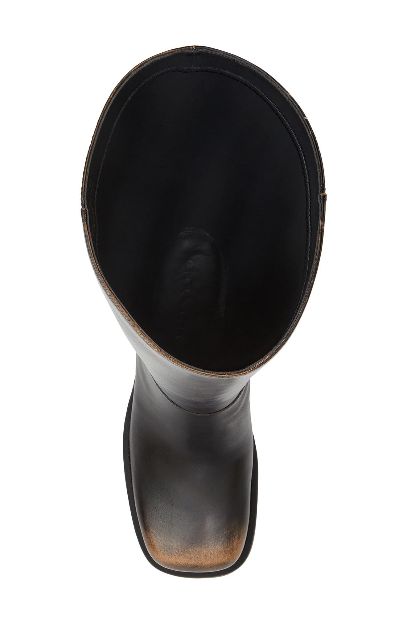 COACH Sculpted C Knee High Boot, Alternate, color, Black