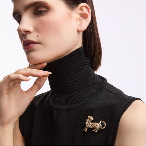 Susan Caplan 1980s Vintage Attwood & Sawyer Panther Brooch