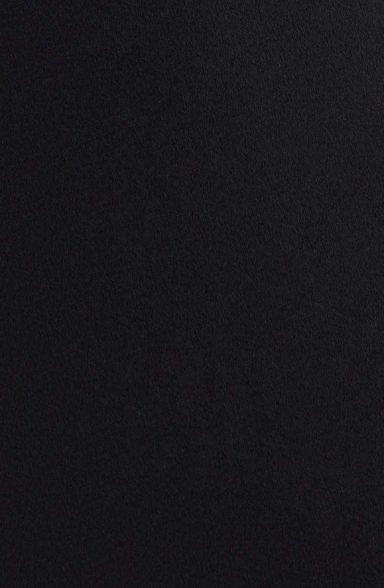 Vince Camuto Long Sleeve Beaded Crepe Midi Dress, Alternate, color, Black