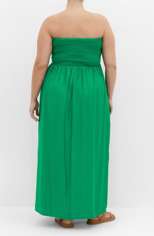 City Chic Petra Serene Maxi Dress In Green
