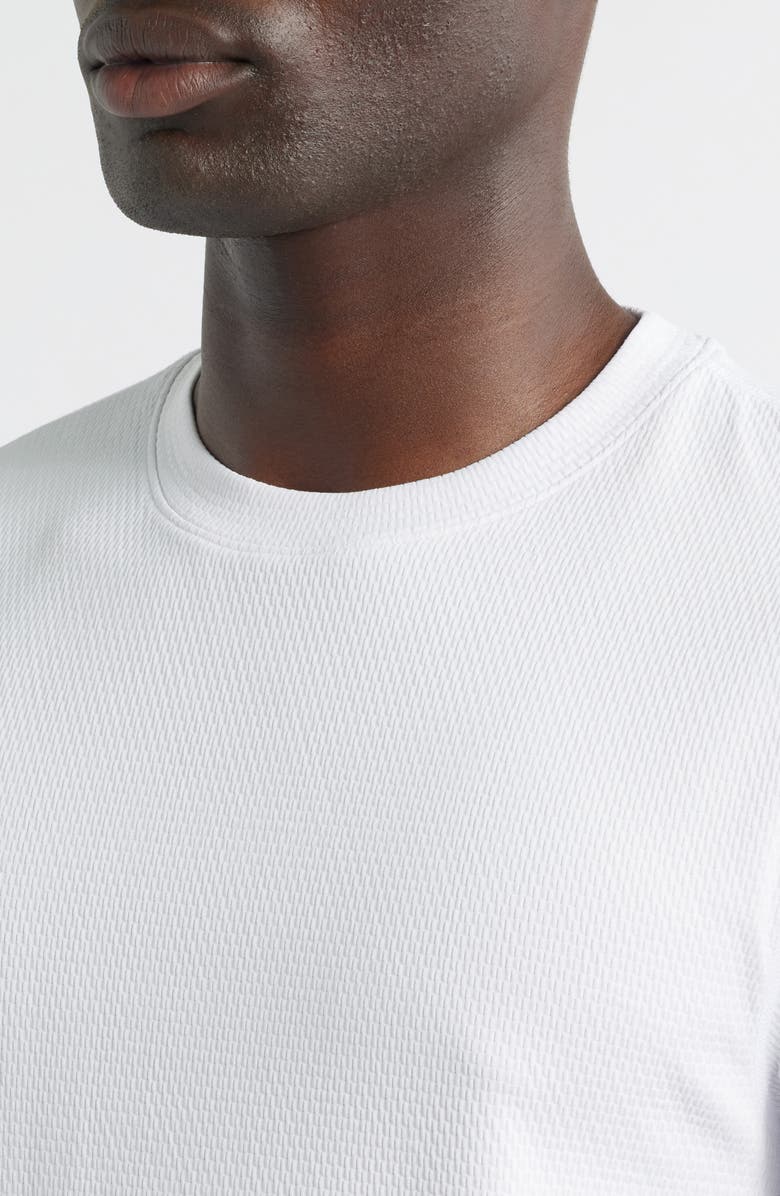 Reigning Champ Solotex<sup>®</sup> Mesh Tiebreak Performance Long Sleeve T-Shirt, Alternate, color, White