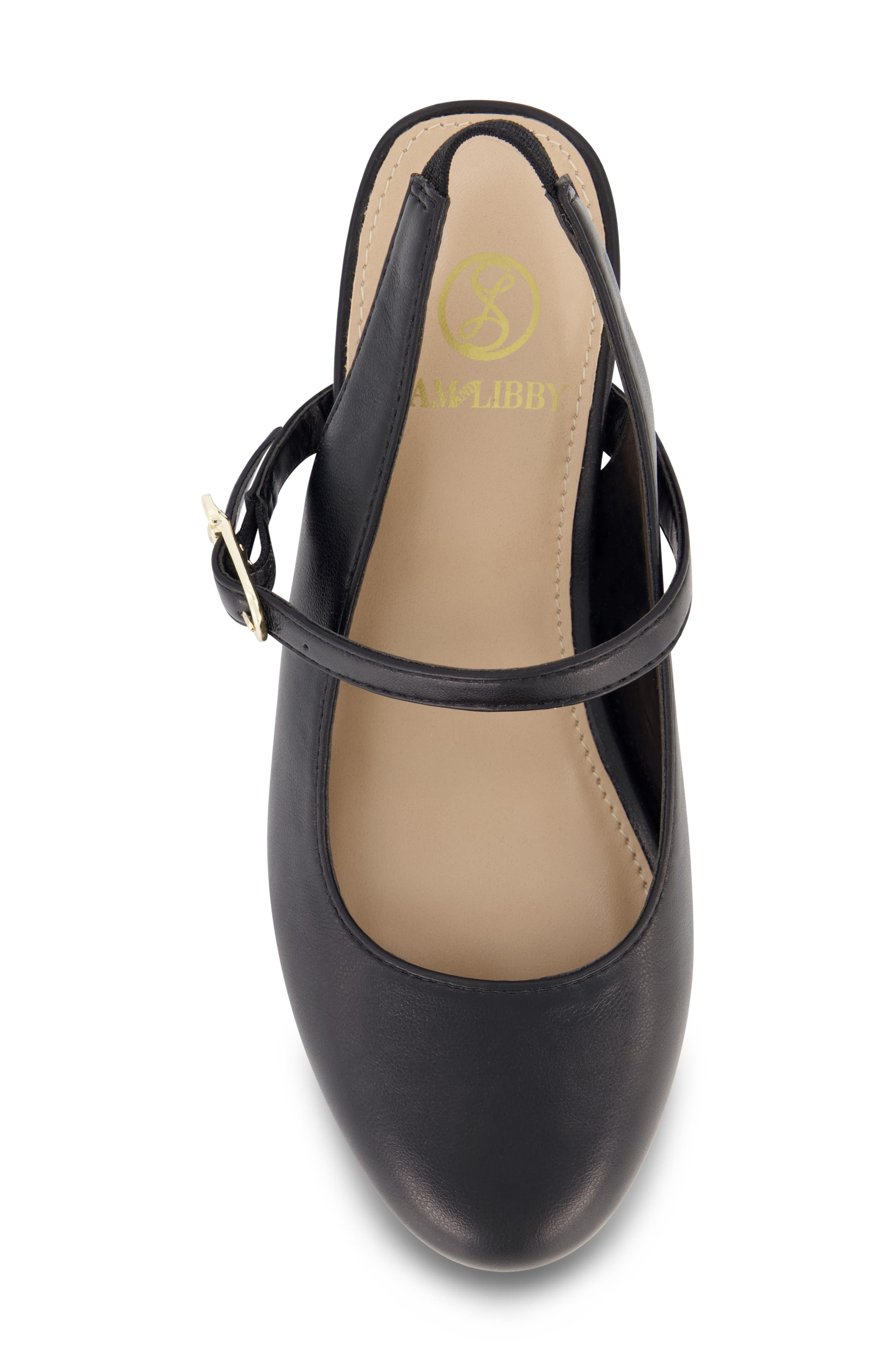 SAM & LIBBY Kids' Bianca Grace Slingback Pump, Alternate, color, Black