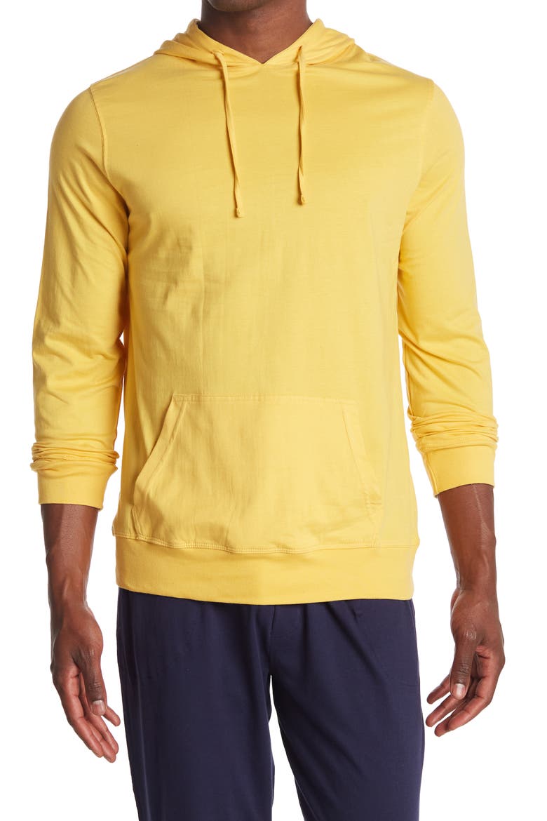 Super Soft Drawstring Hoodie, Main, color, YELLOW