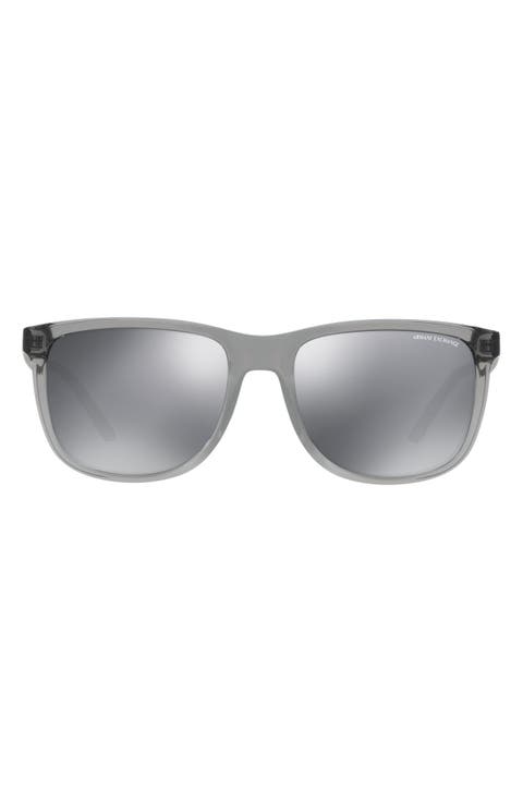 AX Armani Exchange 64mm Oversize Sunglasses