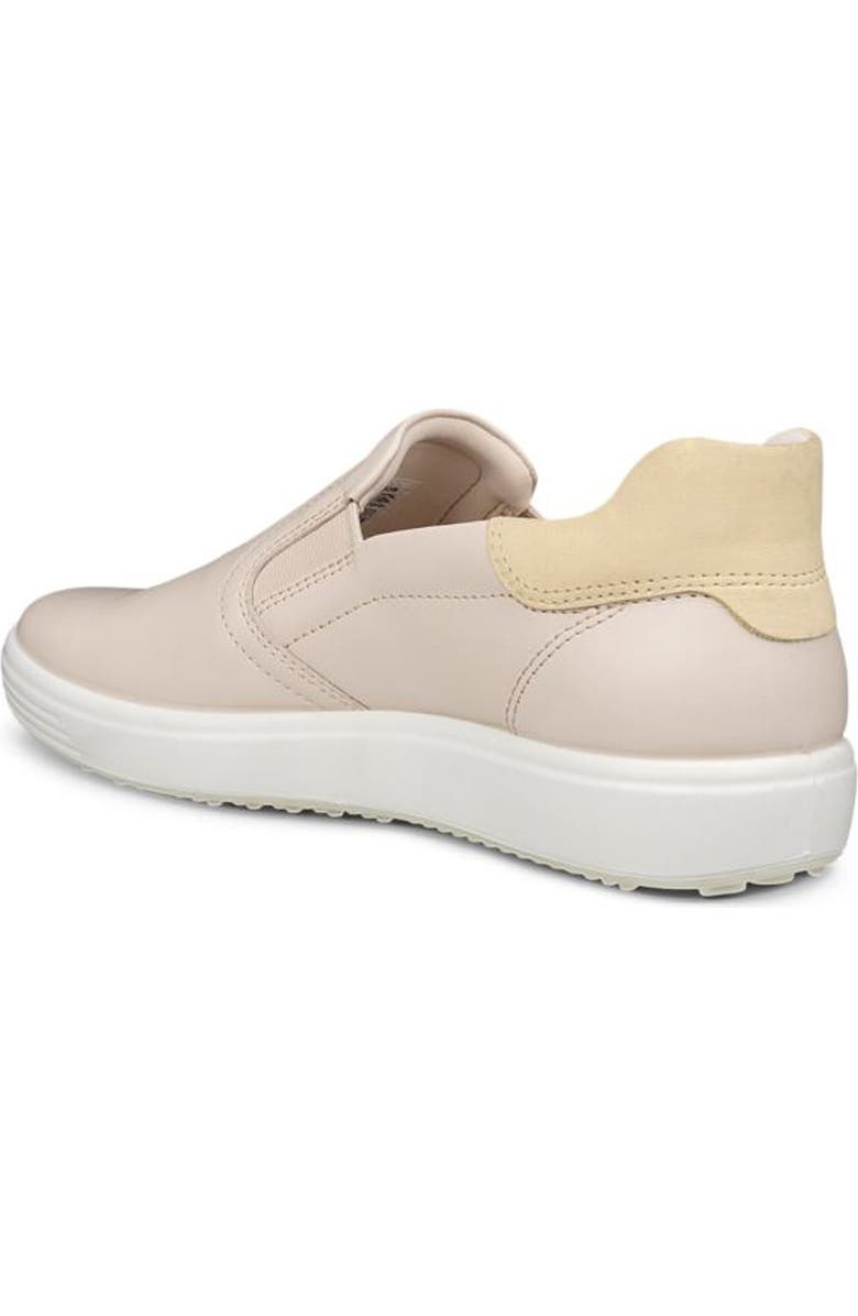 ECCO Soft 7 Slip-On Sneaker, Alternate, color, Limestone/ Straw