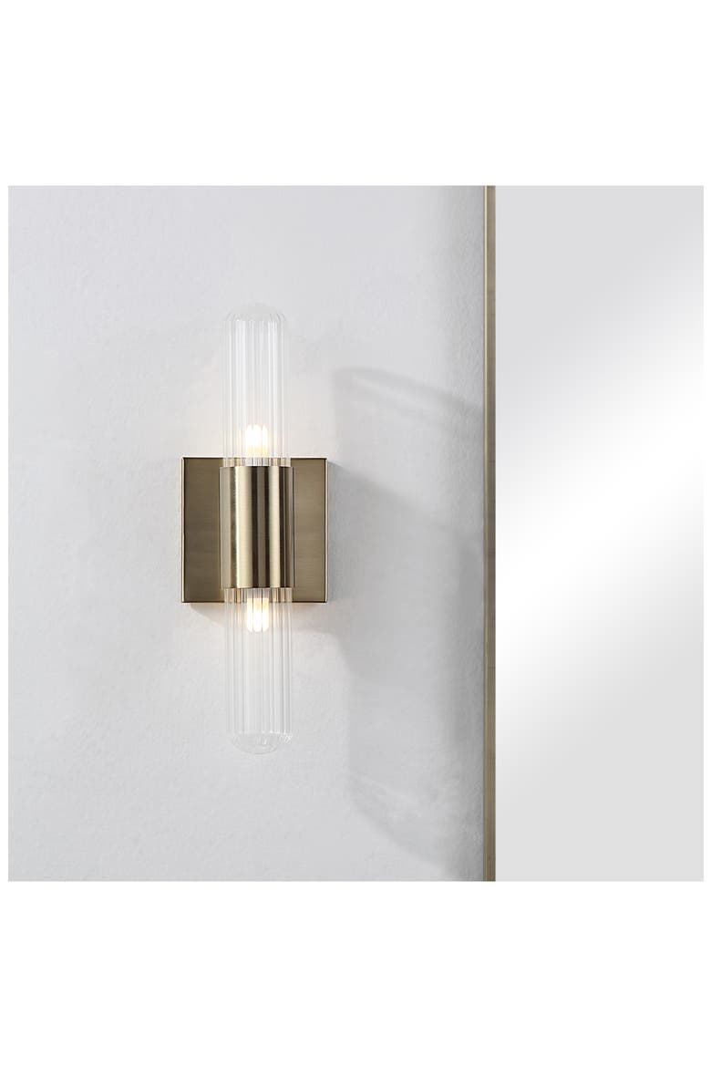 Chiara 2-Light Ribbed Wall Sconce, Alternate, color, NO COLOR