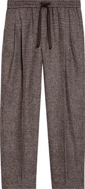 Dolce&Gabbana Glen Plaid Wool & Alpaca Blend Pants