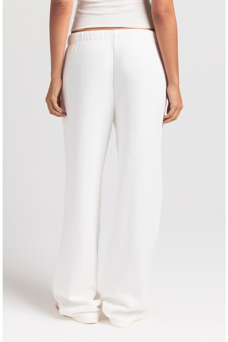 Cotton Fleece Blend Classic Straight Leg Pants, Alternate, color, MARBLE