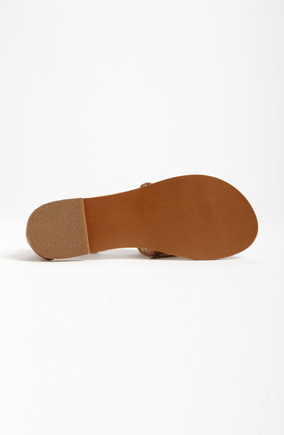 'Shineyy' Sandal, Alternate, color, GOLD/ COGNAC
