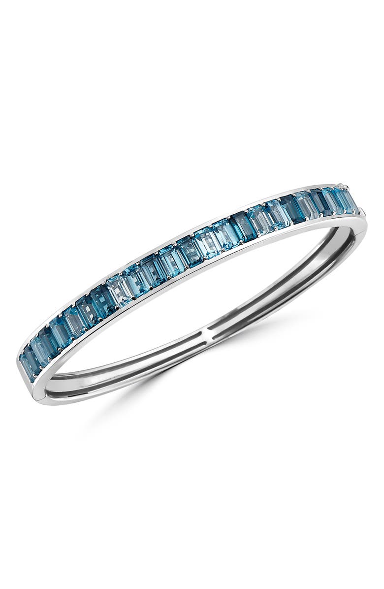 EFFY Blue Topaz Bangle Bracelet, Alternate, color, Blue