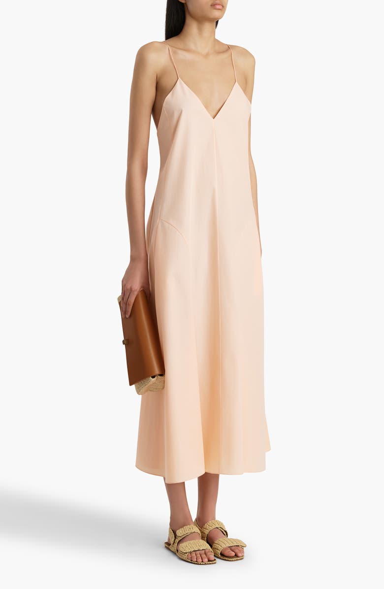 Khaite Iben Slipdress, Alternate, color, Light Peach