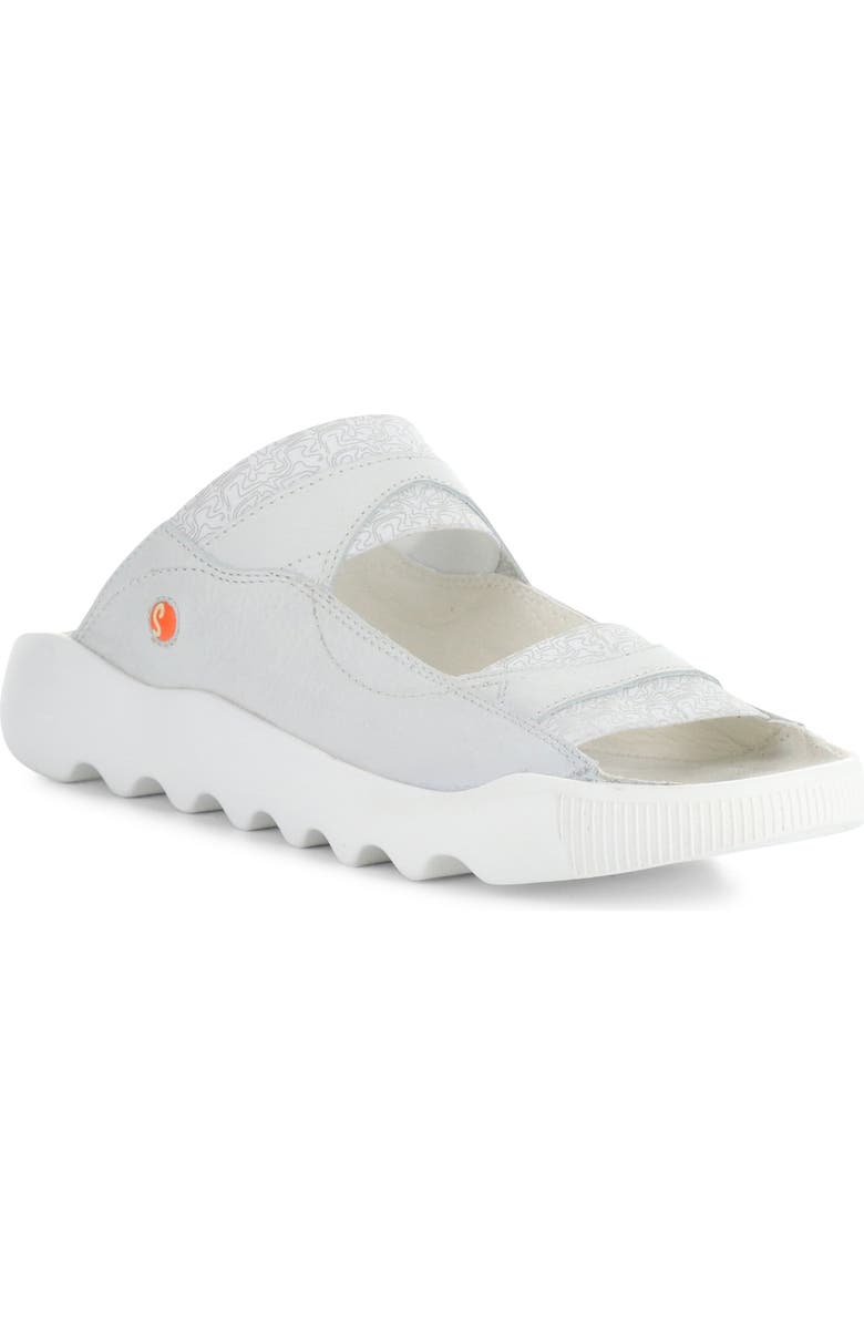 Fly London Welm Sport Sandal, Main, color, White Smooth Leather
