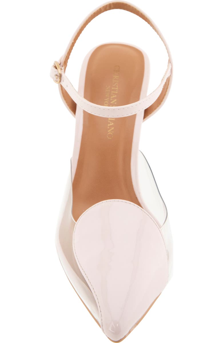 Christian Siriano Bea Ankle Strap Pointed Toe Pump, Alternate, color,