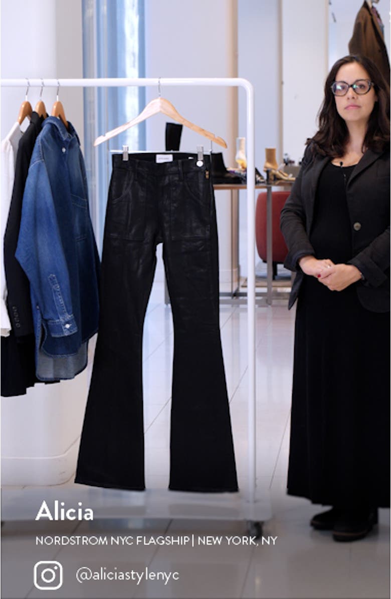 Denim 'Le Flare de Françoise' High Rise Flare Jeans, sales video thumbnail