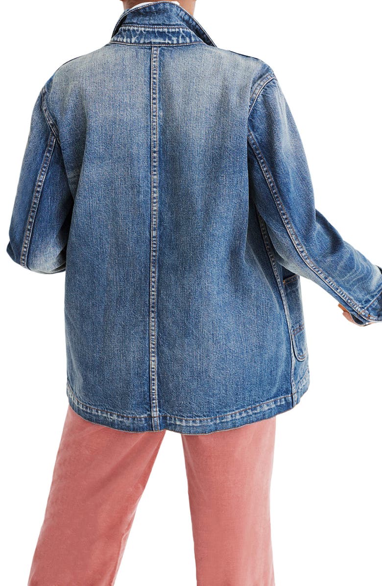 Madewell Denim Chore Coat, Alternate, color, 