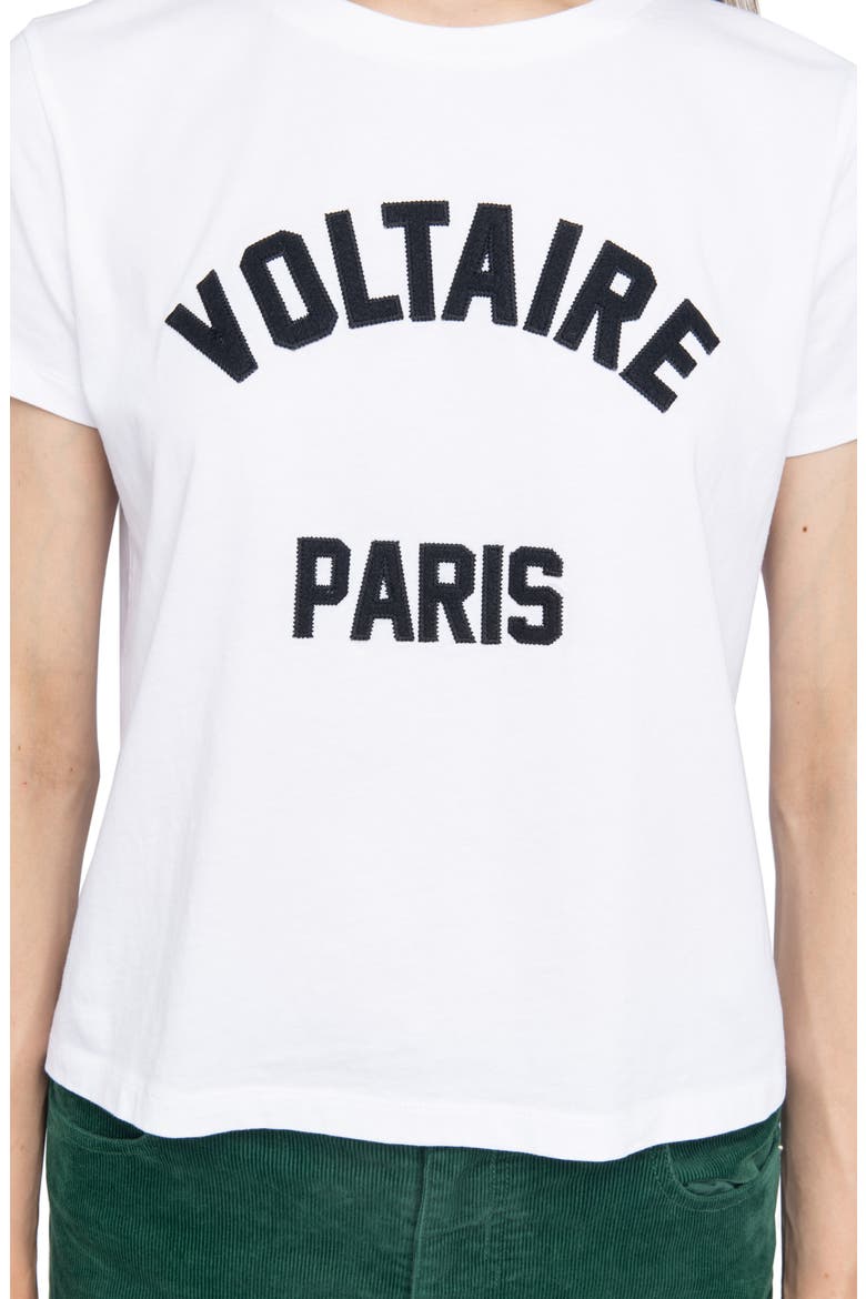 Alys Voltaire Paris Cotton Graphic T-Shirt, Alternate, color, WHITE