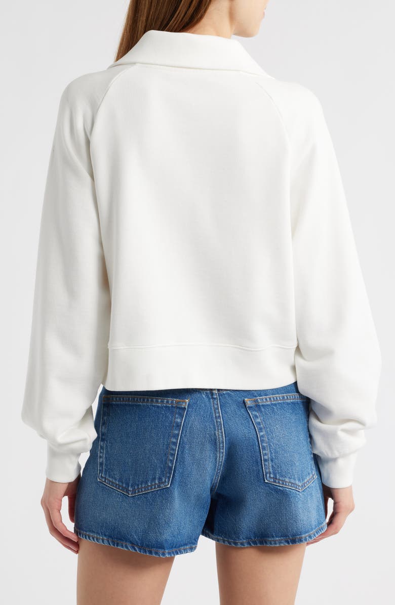 FRAME The Coach Cotton Sweatshirt, Alternate, color, Cream
