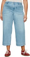 Sanctuary The Marine High Waist Patch Pocket Crop Jeans