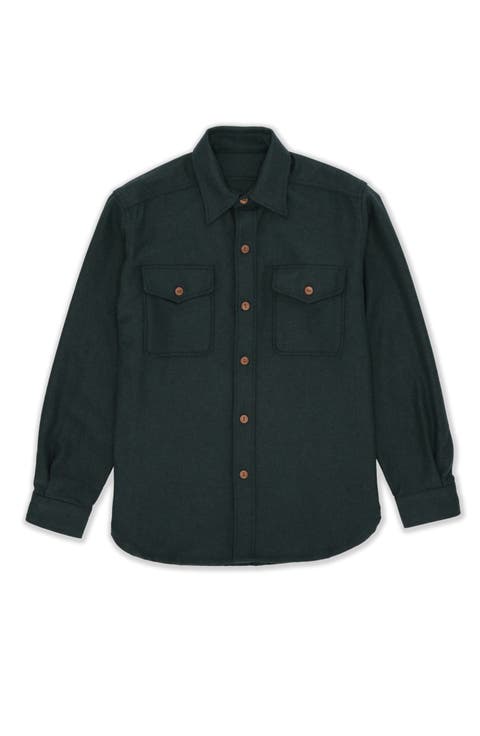 CPO Flannel Wool Overshirt