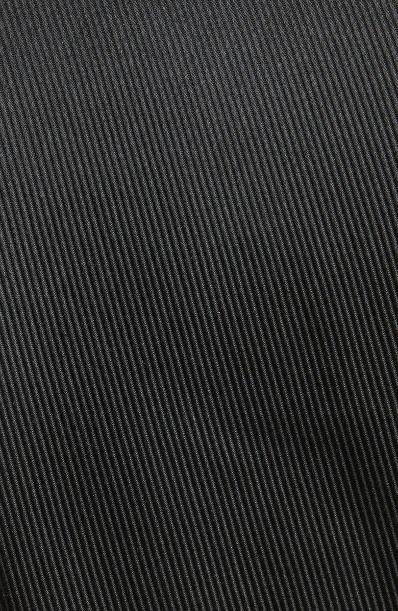 Duchamp Solid Silk Tie, Alternate, color, Black