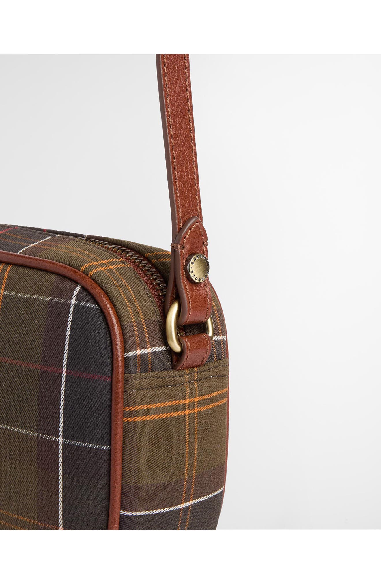 Daphne Mini Tartan Leather Crossbody Bag, Alternate, color, CLASSIC TARTAN