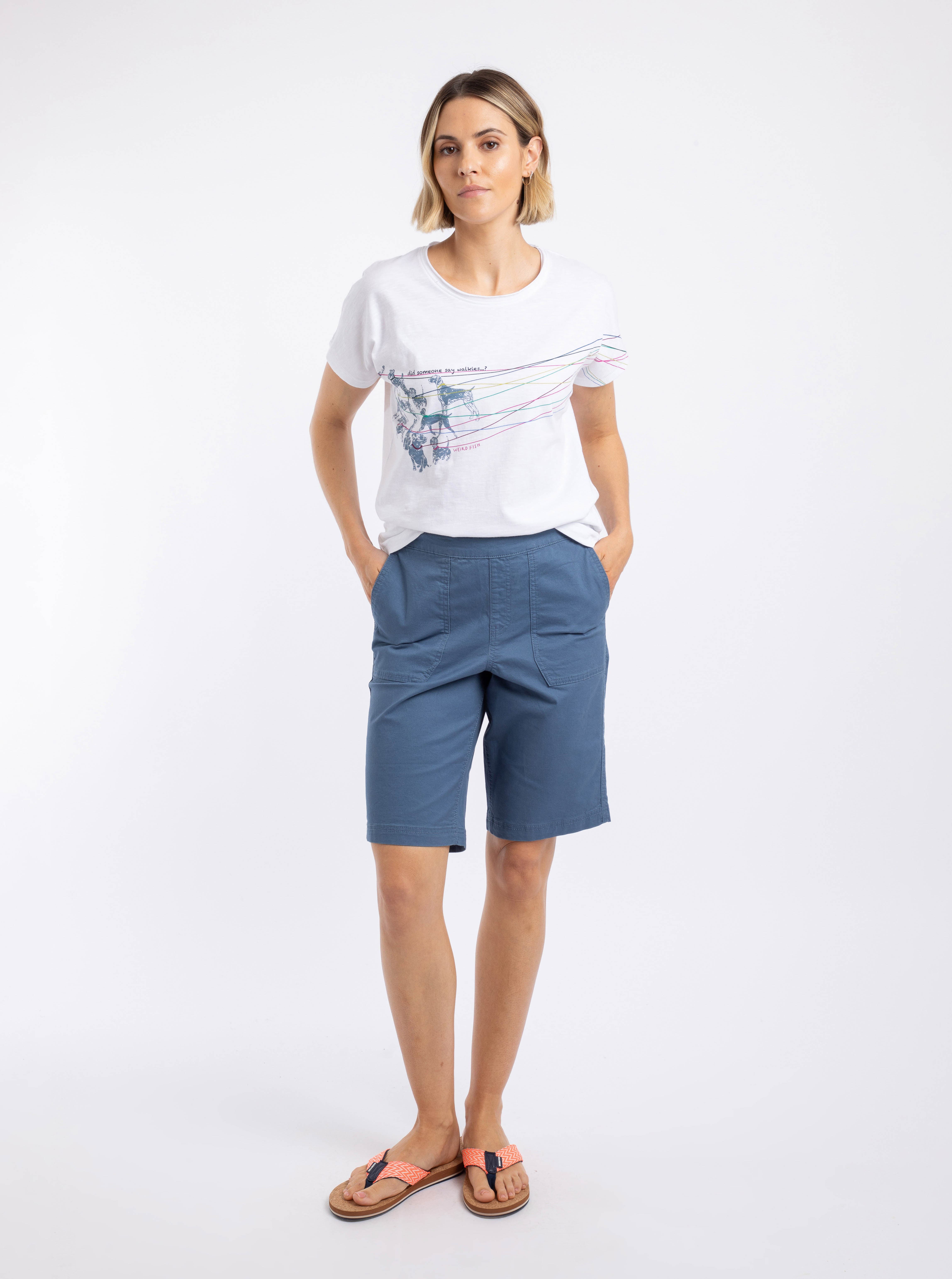 Weird Fish Kinnie Summer Shorts (Women) | Nordstrom