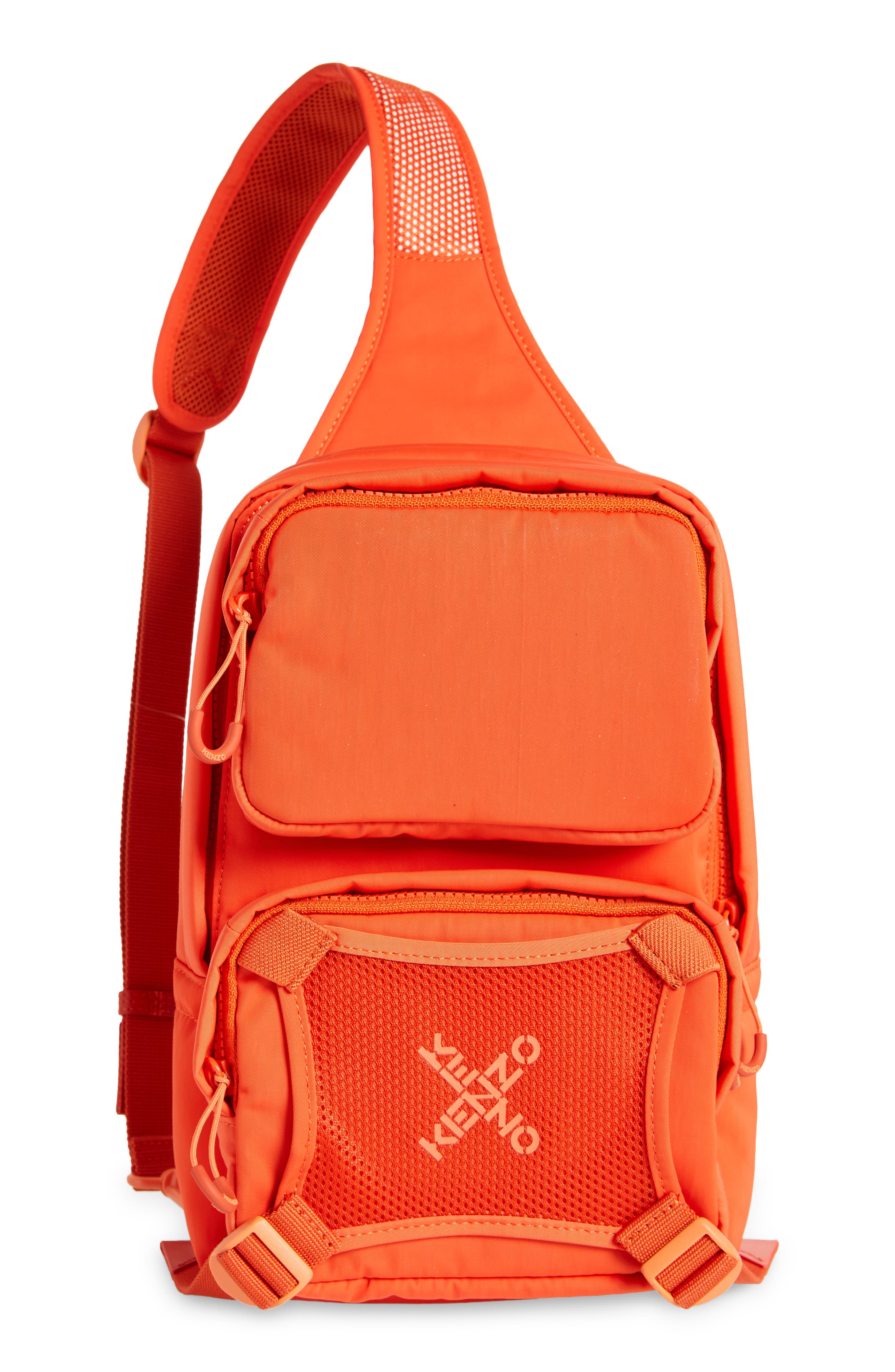 One-Shoulder Backpack, Main, color, DEEP ORANGE