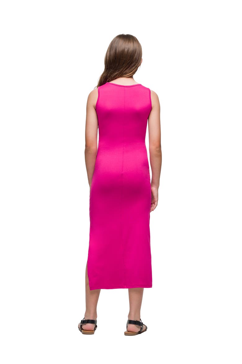 Side Slit Maxi Dress, Alternate, color, Pink