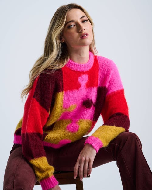 Lisa Todd Puzzled Italian Sweater In Multi