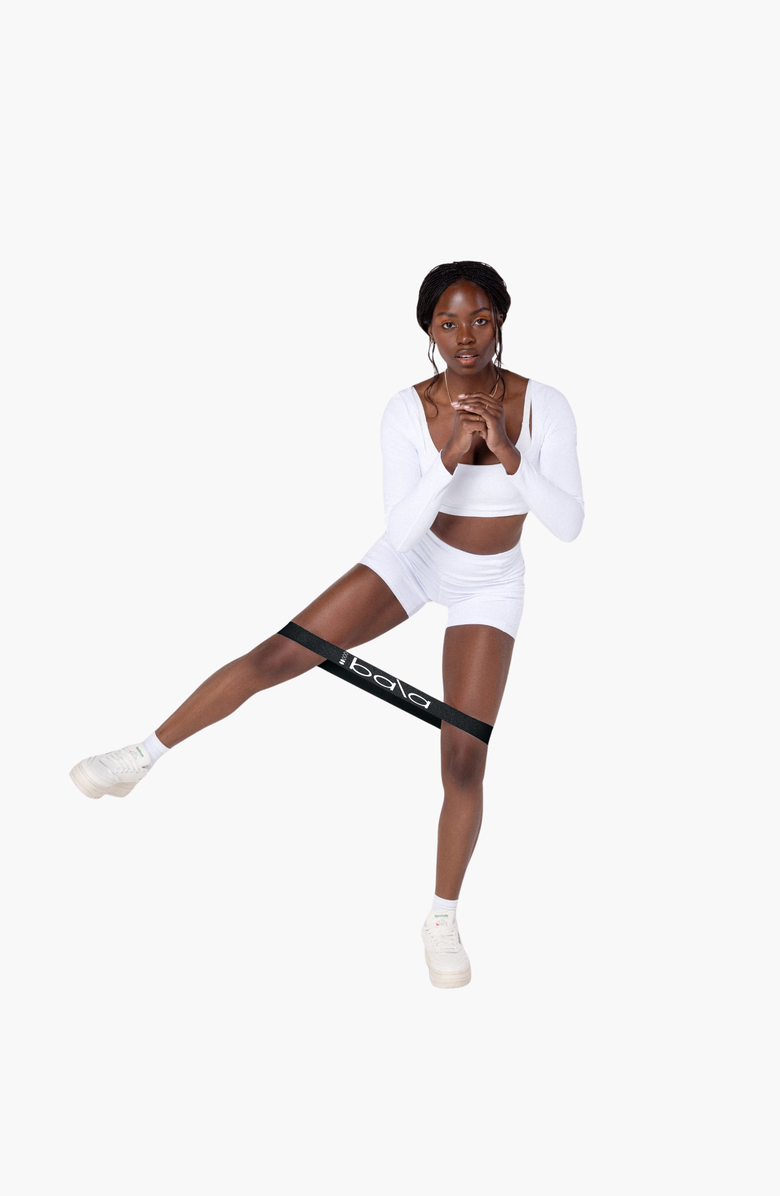 Bala Booty Resistance Bands, Alternate, color, Charcoal