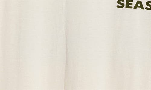 Dark Seas Steelhead Cotton Logo Graphic T-shirt In White