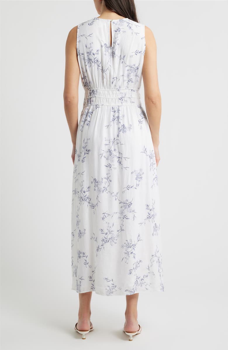 Cloth & Stone Floral Print Sleeveless Maxi Dress, Alternate, color, Blue Opal Floral