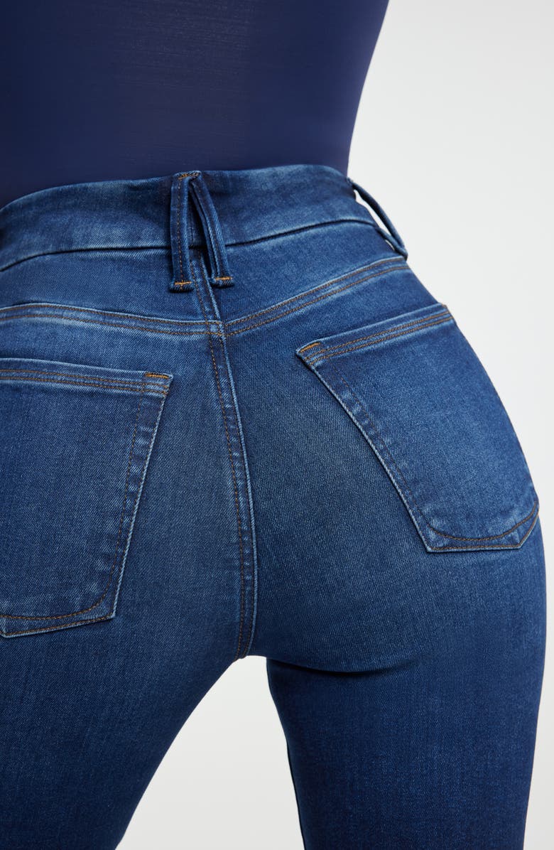 Good American Always Fits Good Classic High Waist Bootcut Jeans, Alternate, color,