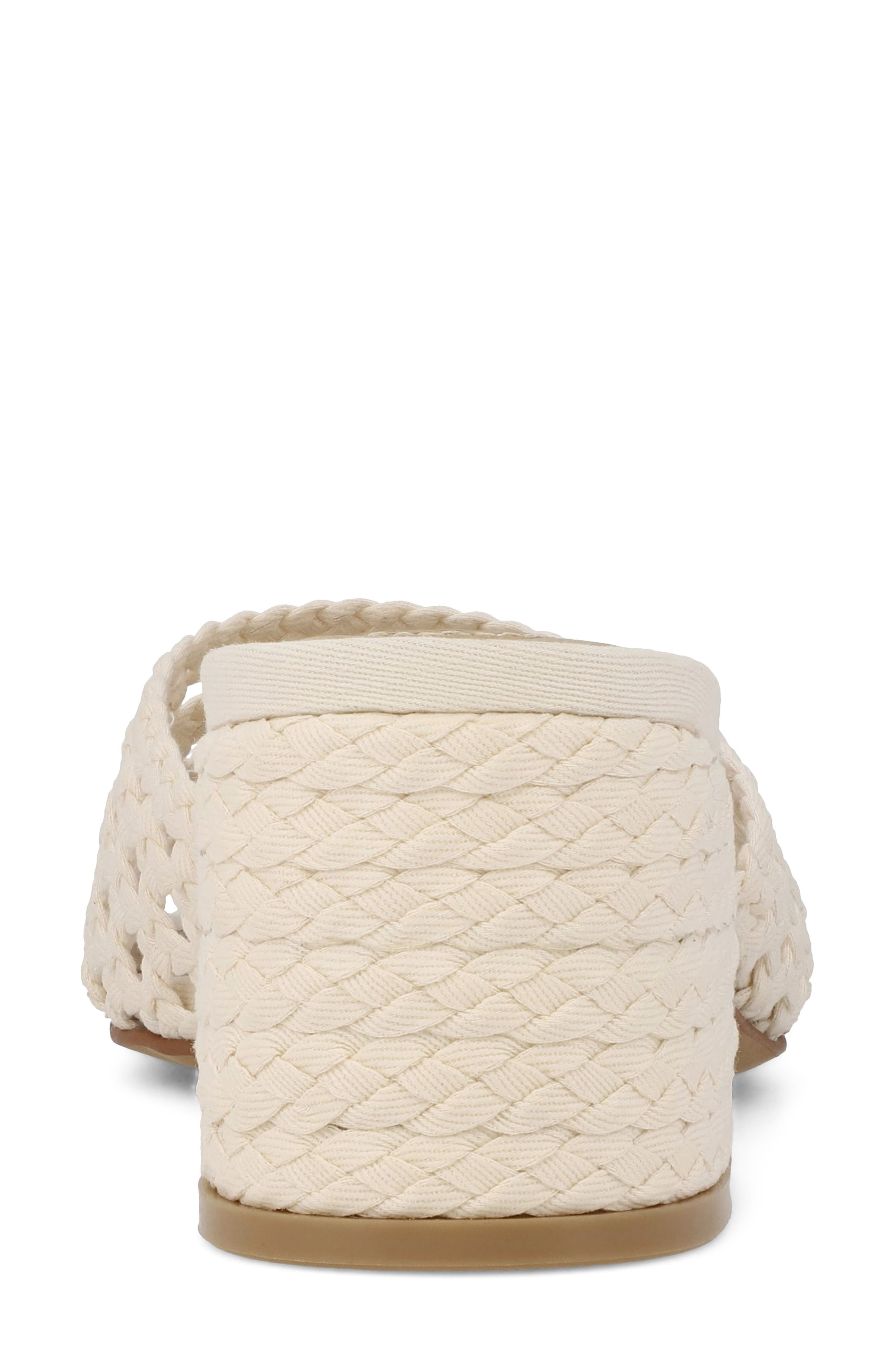 MIA Sahar Slide Sandal, Alternate, color, Bone Woven