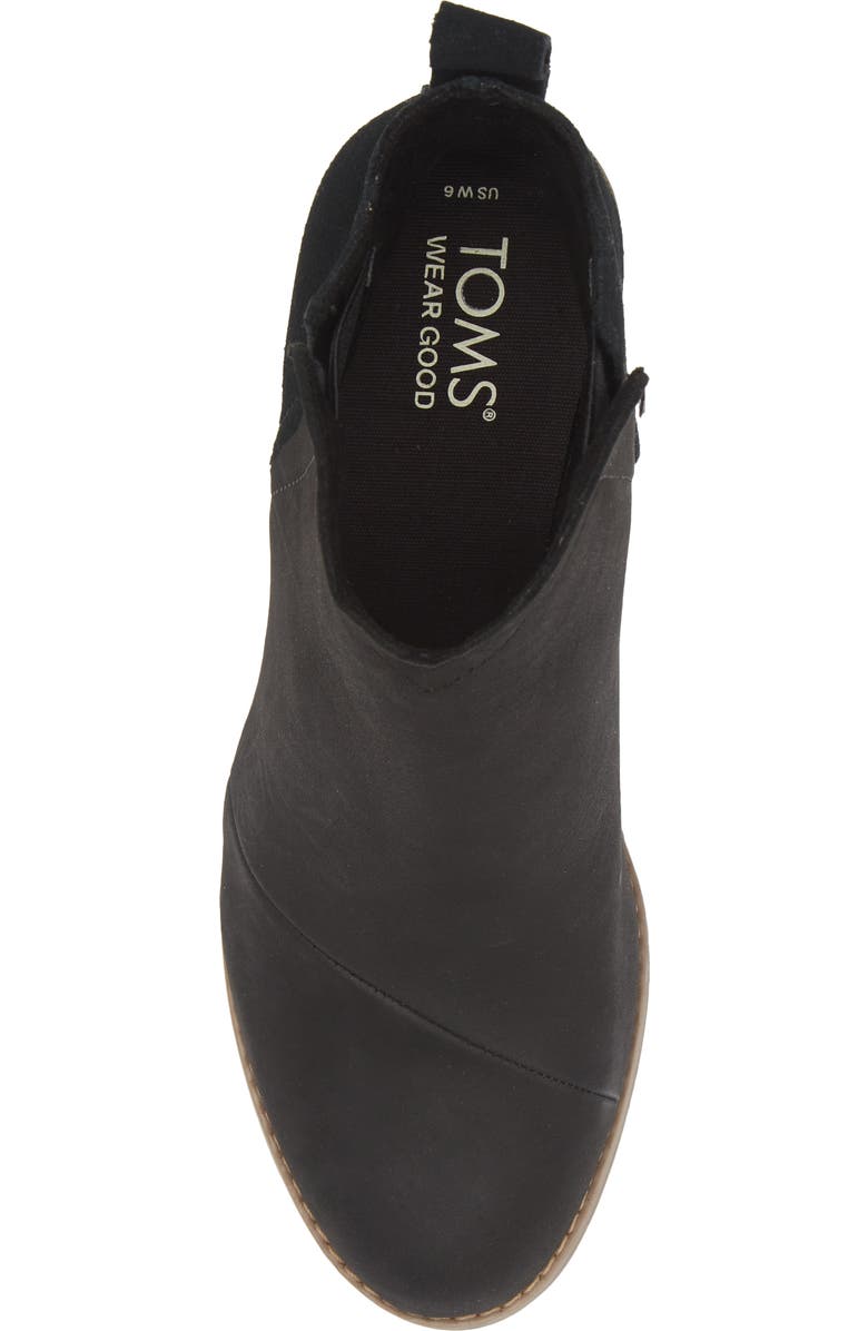 TOMS Clare Wedge Bootie, Alternate, color, Black