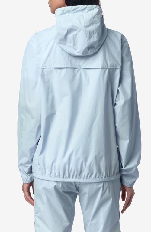 K-way Le Vrai 4.0 Leon Water Repellent Anorak In Blue Baby
