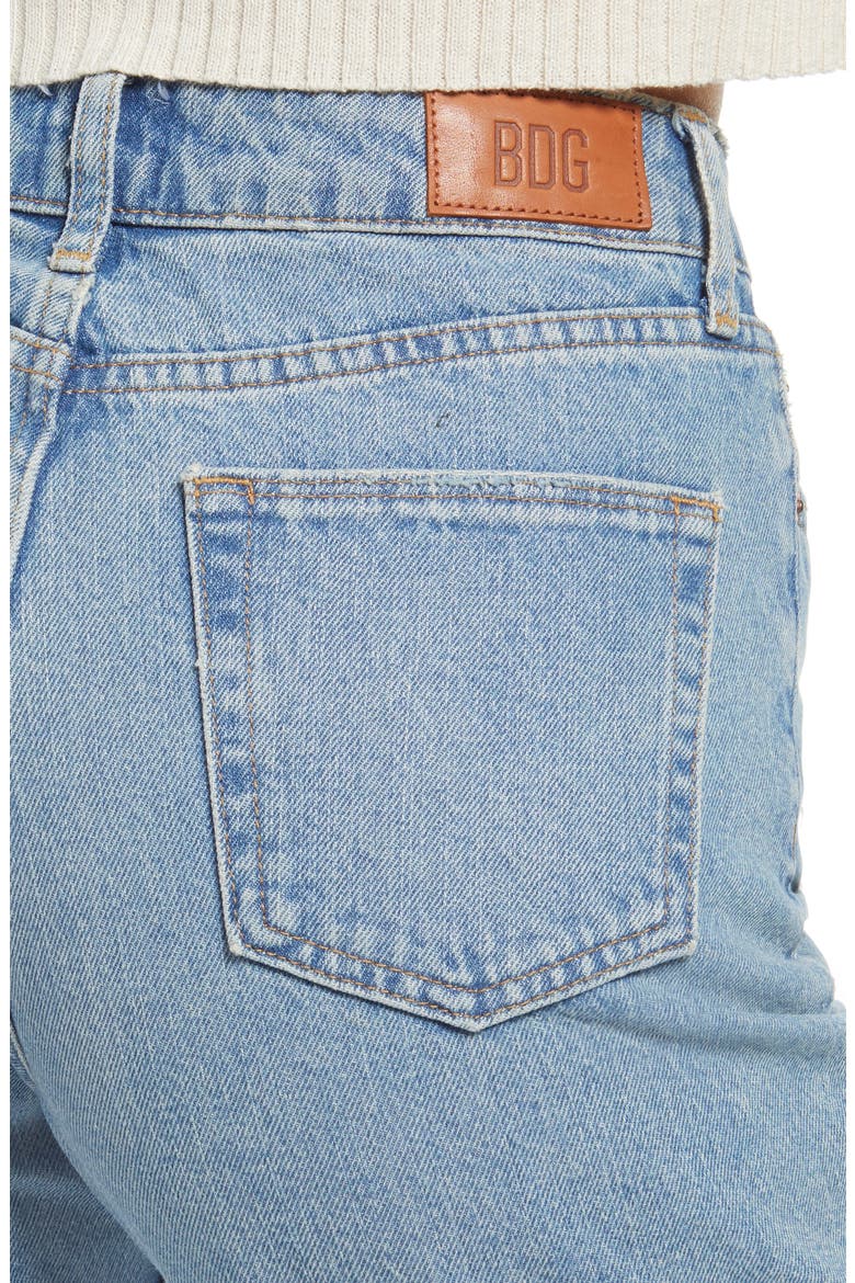 Pax Ripped High Waist Jeans, Alternate, color, LIGHT WASH