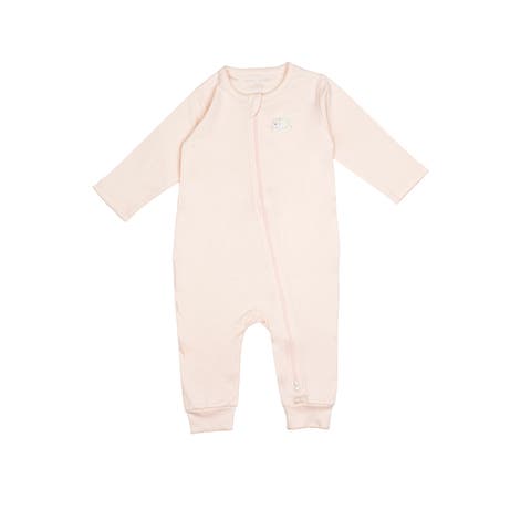 Pima Embroidered Footless Sleeper (Baby)