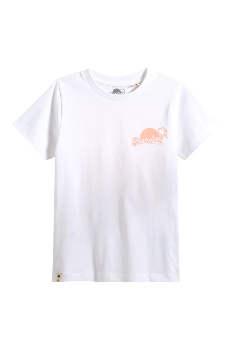 Kids' Wavy Days Cotton Graphic T-Shirt, Main, color, WHITE