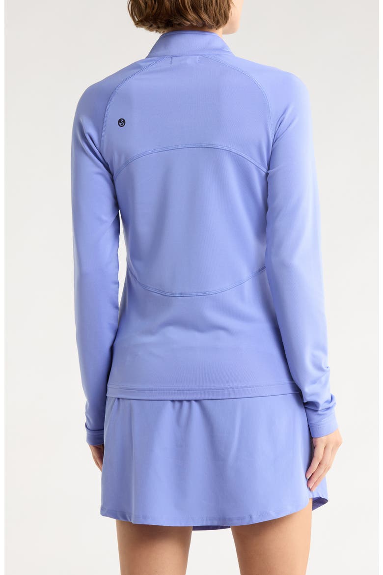 Cora Zip Golf Jacket, Alternate, color, IRIS